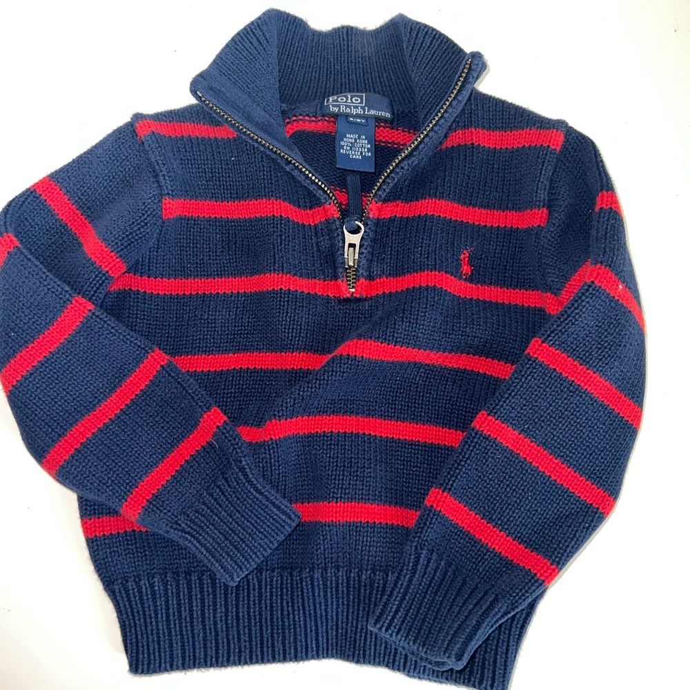 Boys Polo Sweater -3T